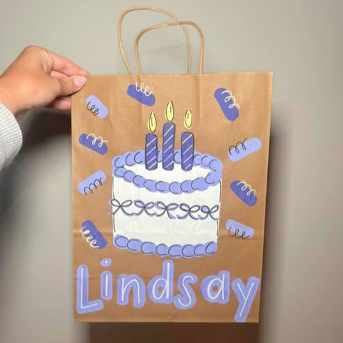Painted Gift Bags