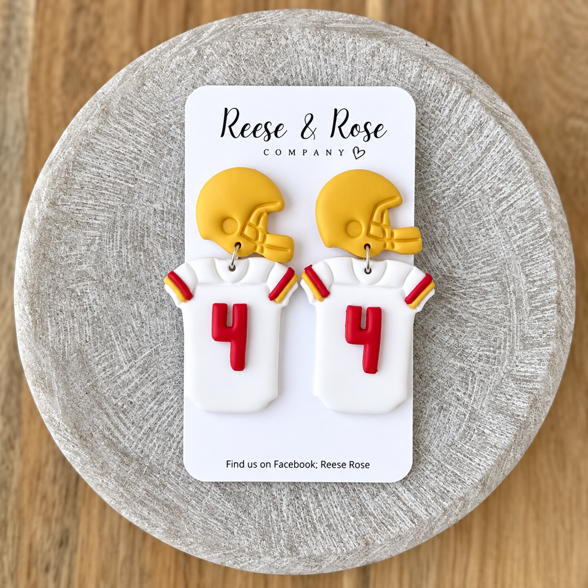 Bishop Fenwick Football Jersey Earrings