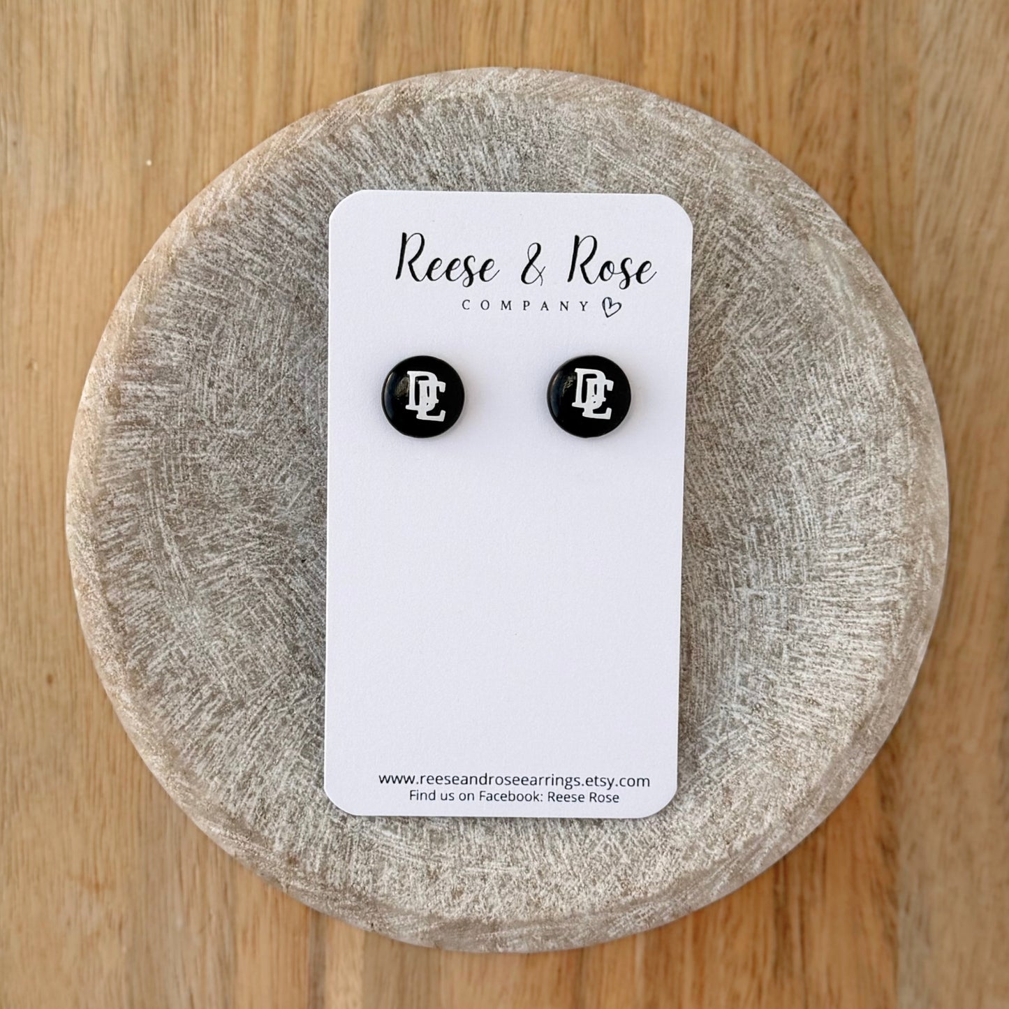 Diamond Elite Baseball Stud Earrings