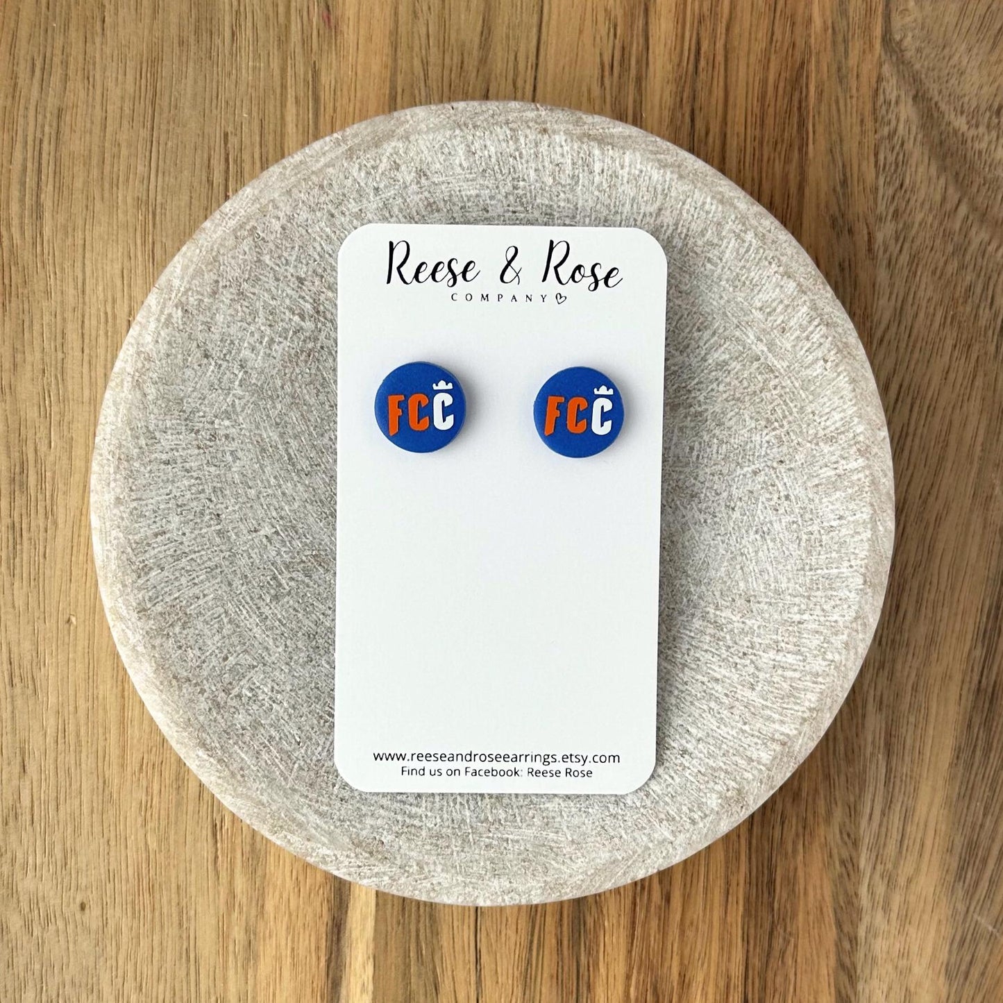 FC Cincinnati Soccer Jersey Earrings