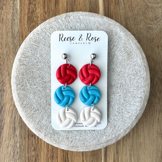 CVA Volleyball Earrings / Cincinnati Volleyball Academy