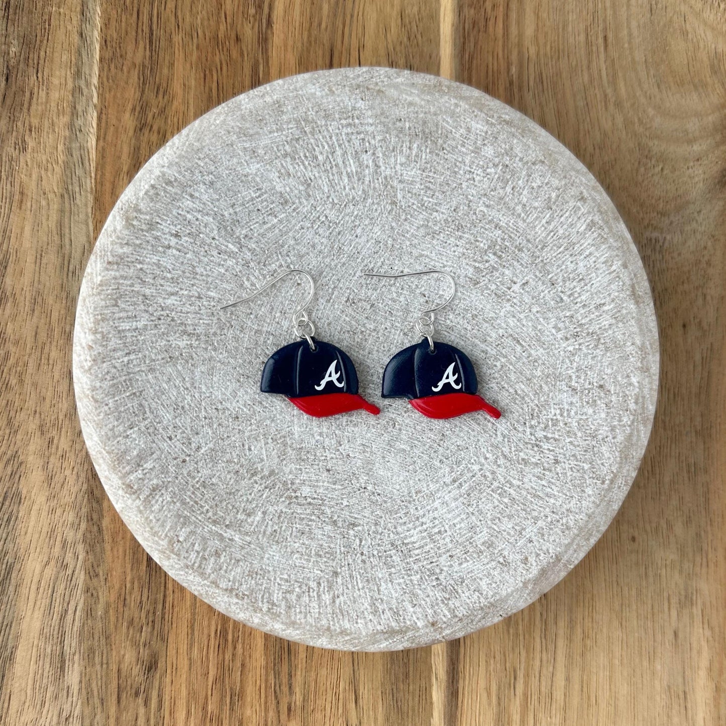 Atlanta Braves Baseball Earrings