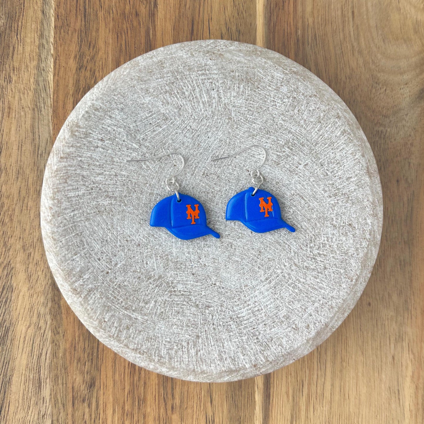 New York Mets Baseball Earrings