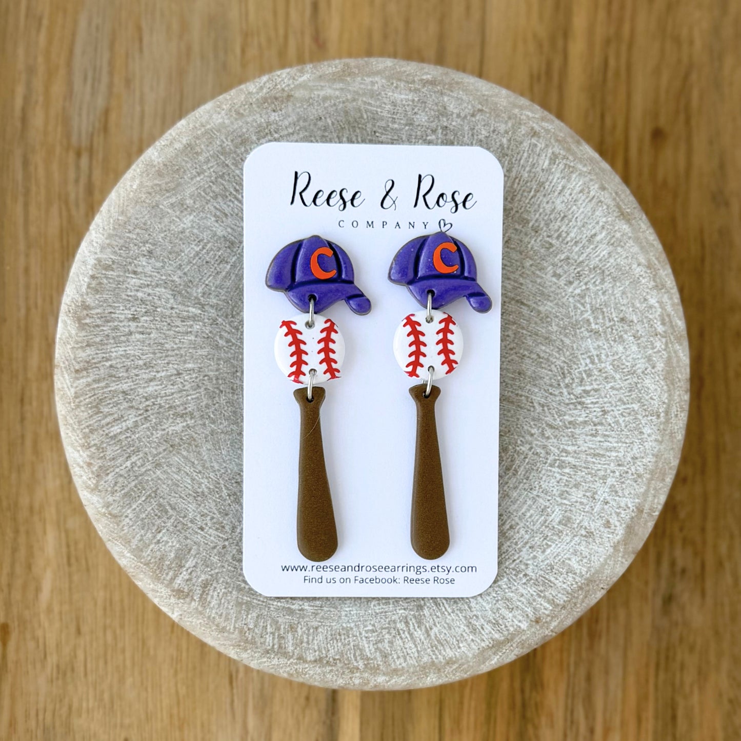 Ohio Crush Baseball Earrings