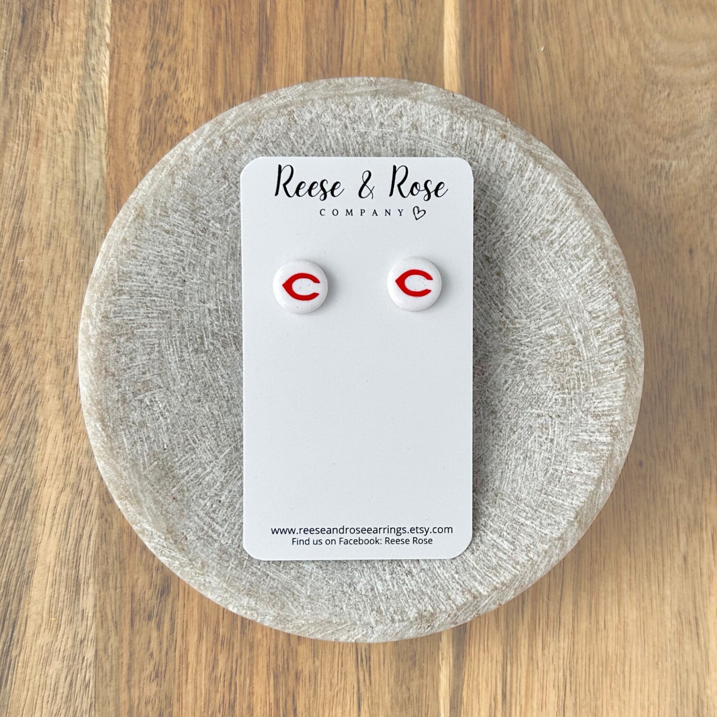 Cincinnati REDS Baseball Earrings