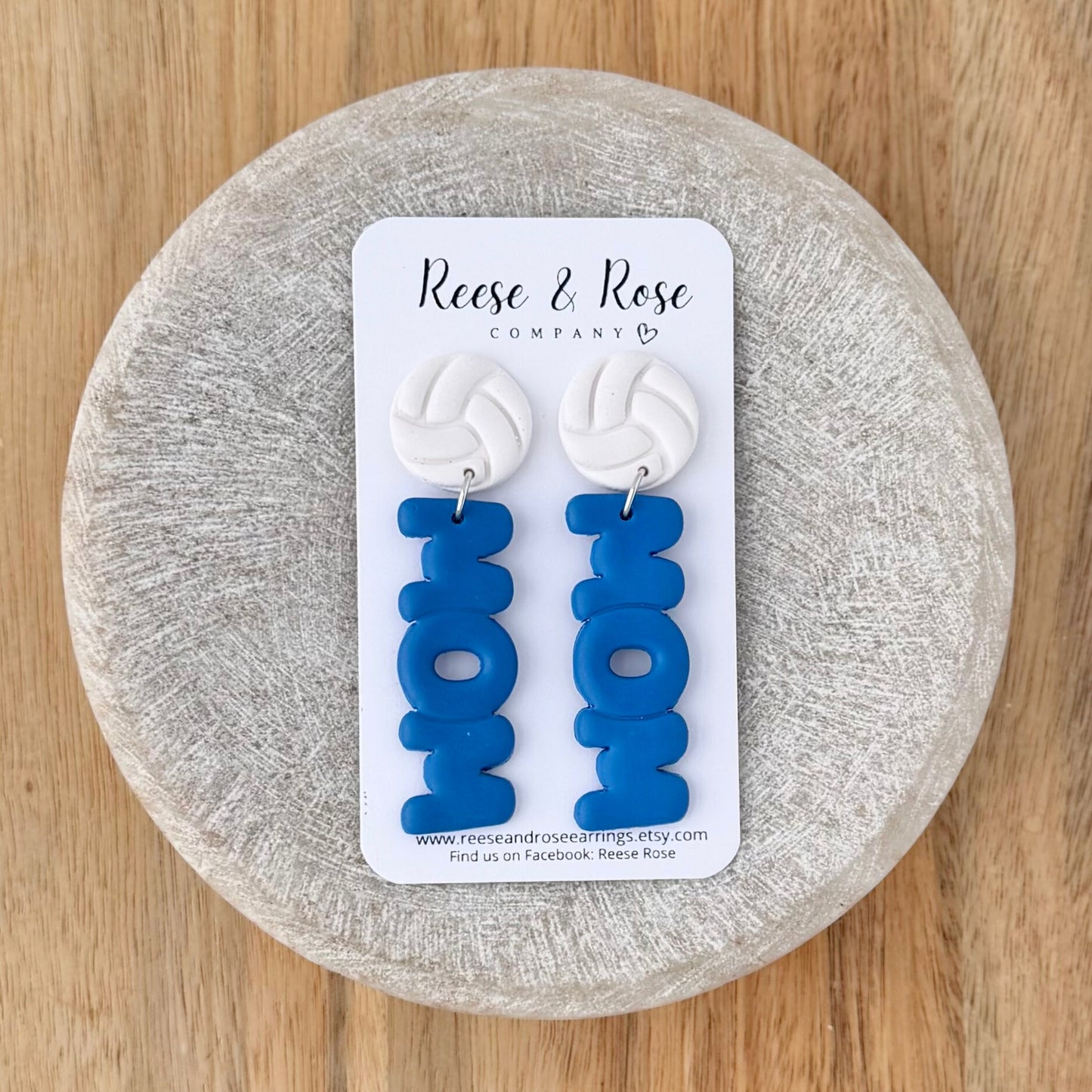 Custom Volleyball MOM Earrings