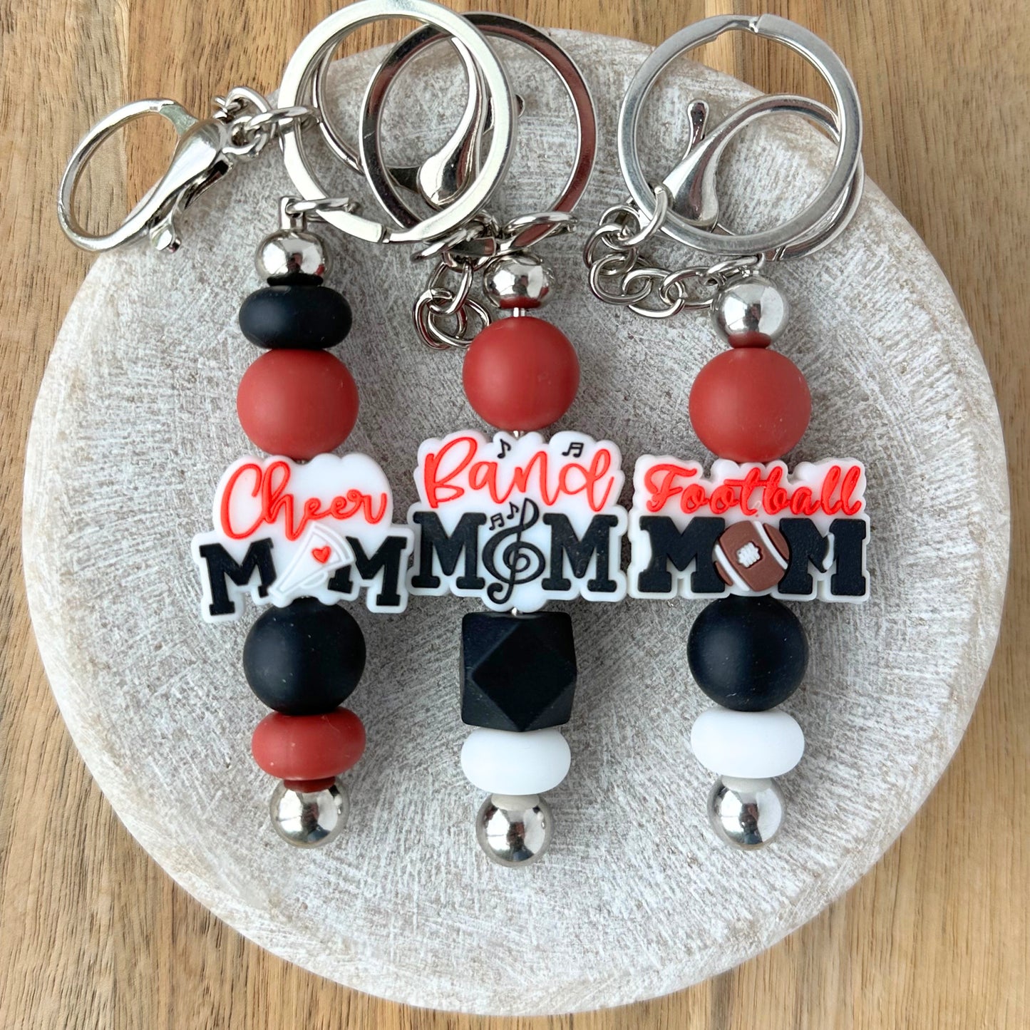 Lebanon Warriors Sports Mom Keychain