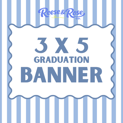 3 x 5 Painted Graduation Banner