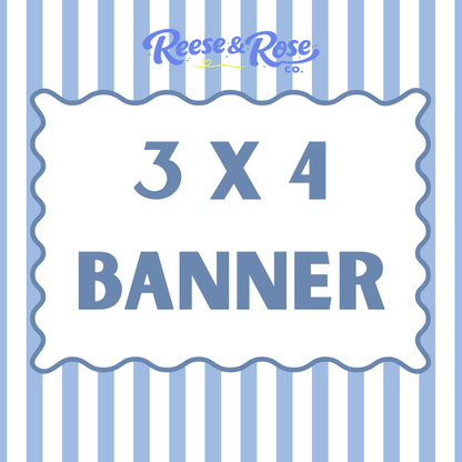 3 x 4 Painted Banner