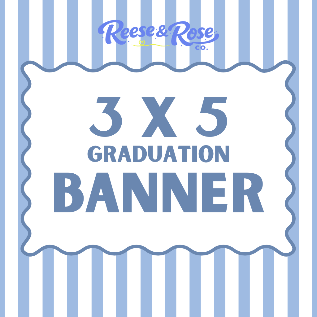3 x 5 Painted Graduation Banner