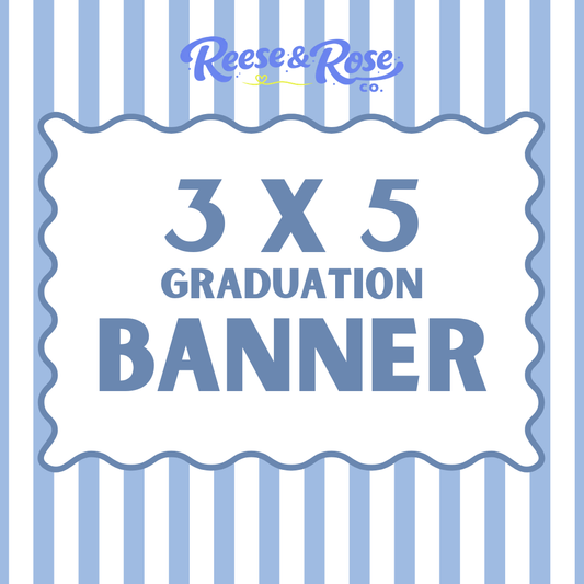 3 x 5 Painted Graduation Banner
