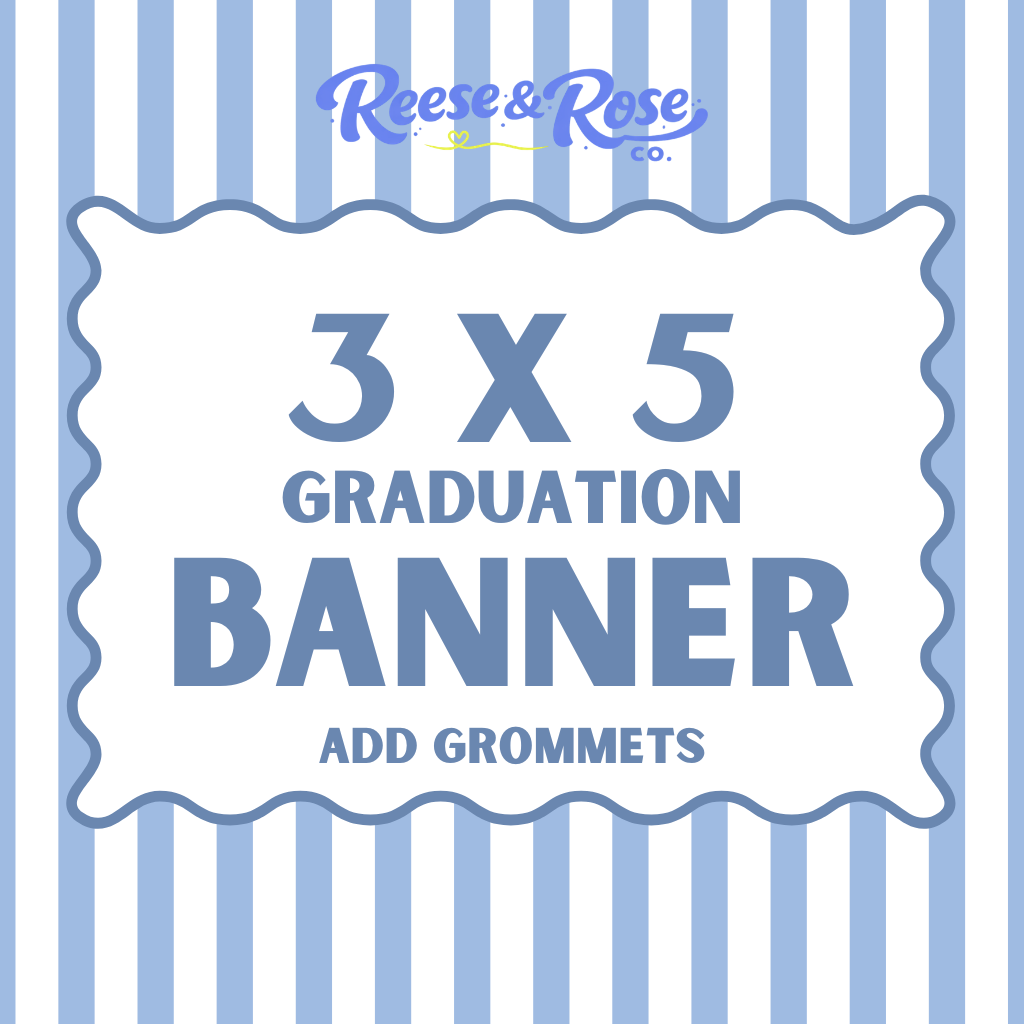 3 x 5 Painted Graduation Banner