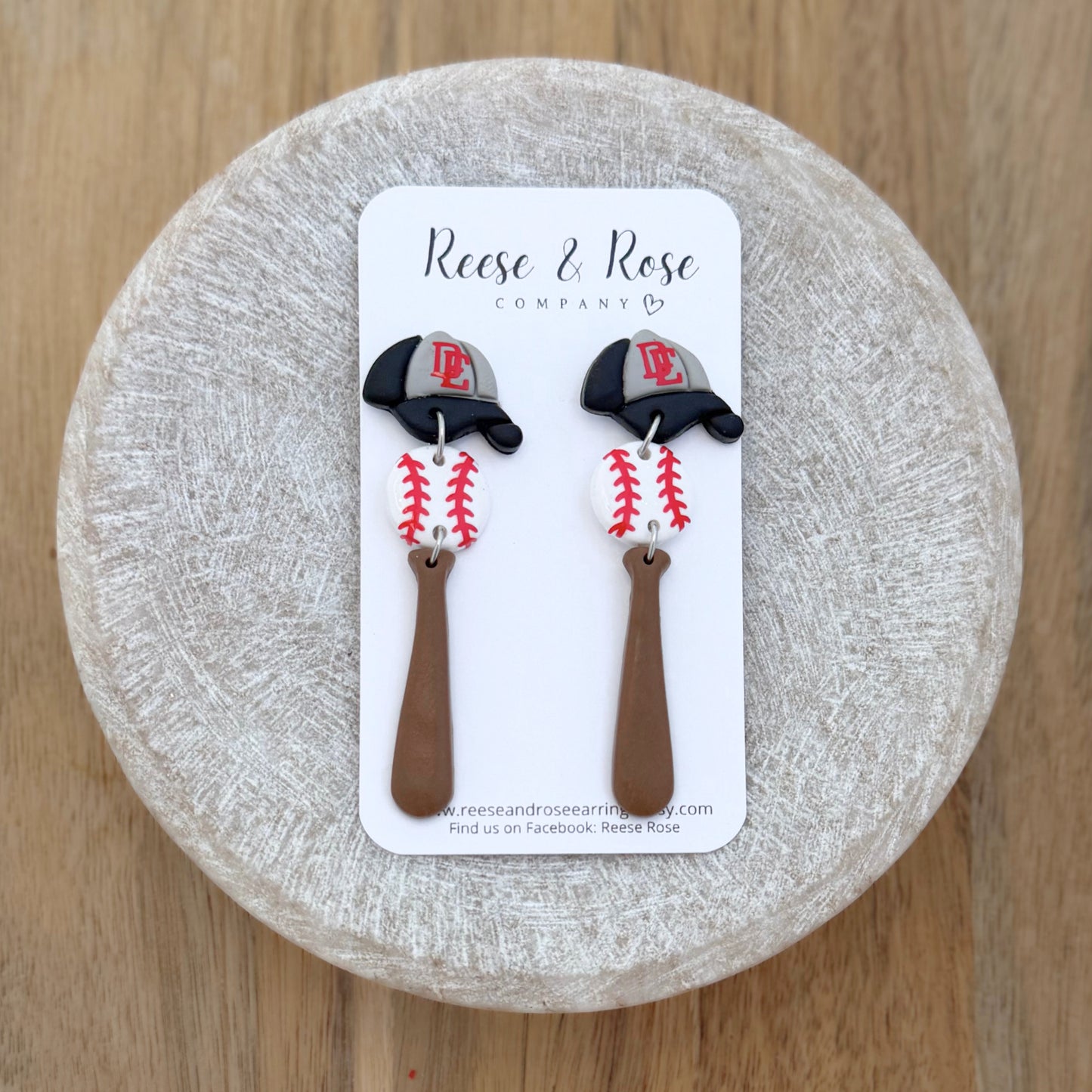 Diamond Elite Baseball Earrings