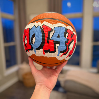 Painted Basketball