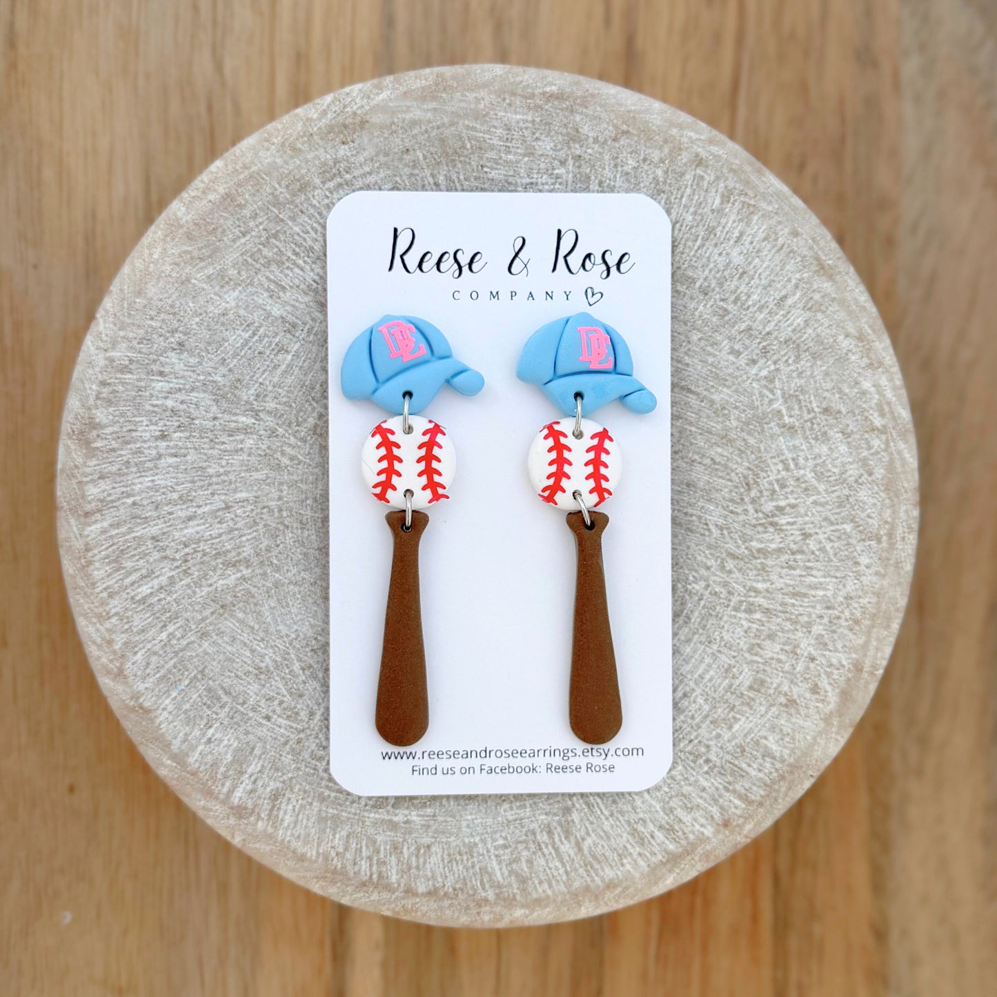 Diamond Elite Baseball Earrings
