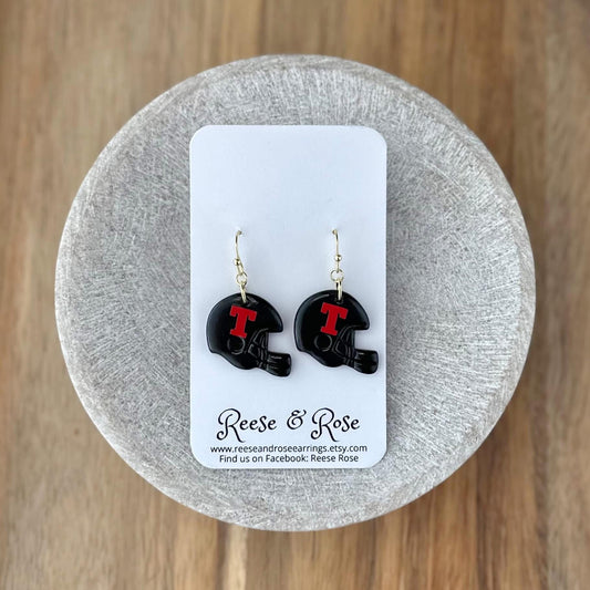 St. Susanna Titans Football Helmet earrings