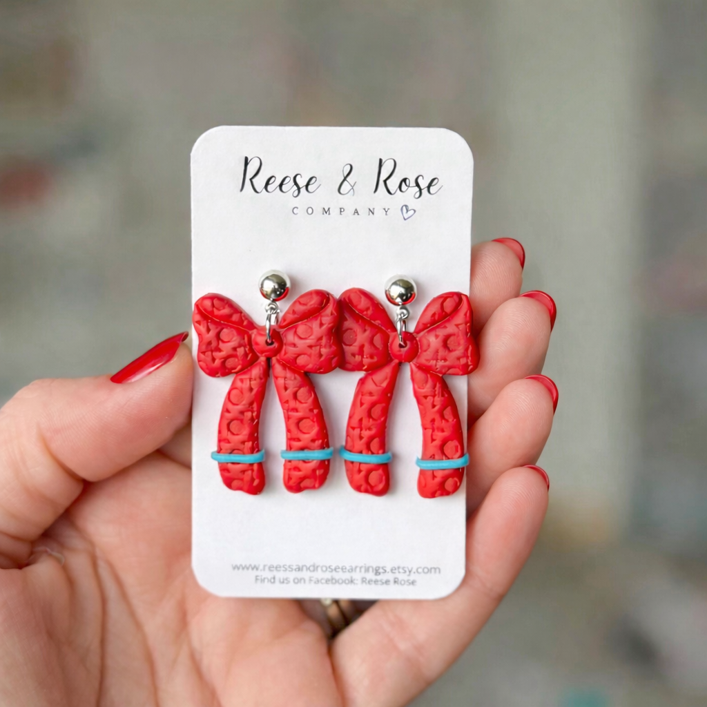 Kings Knights Bow earrings