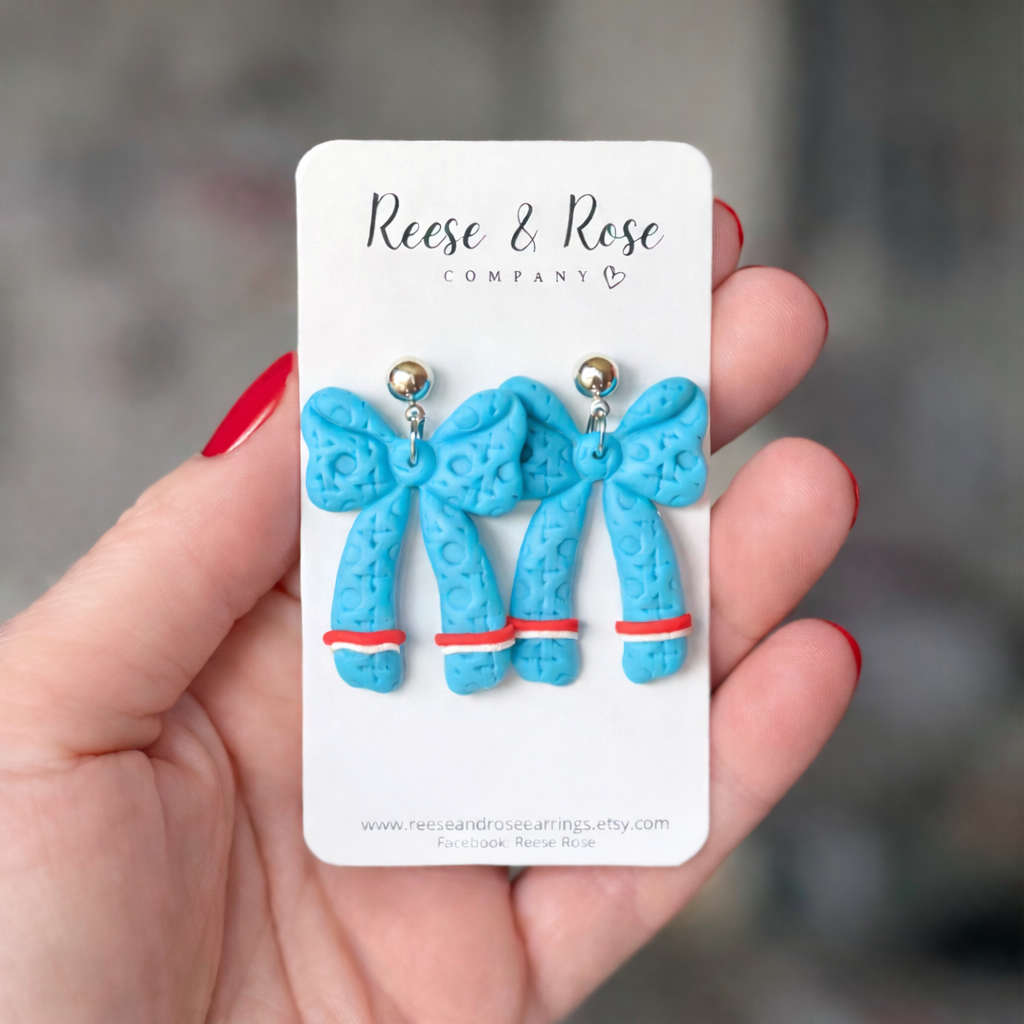 Kings Knights Bow earrings