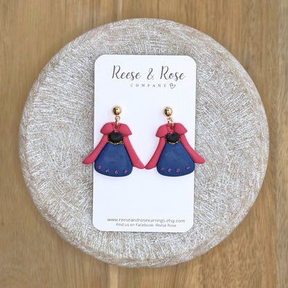 Happy Snowman and Princess Earrings