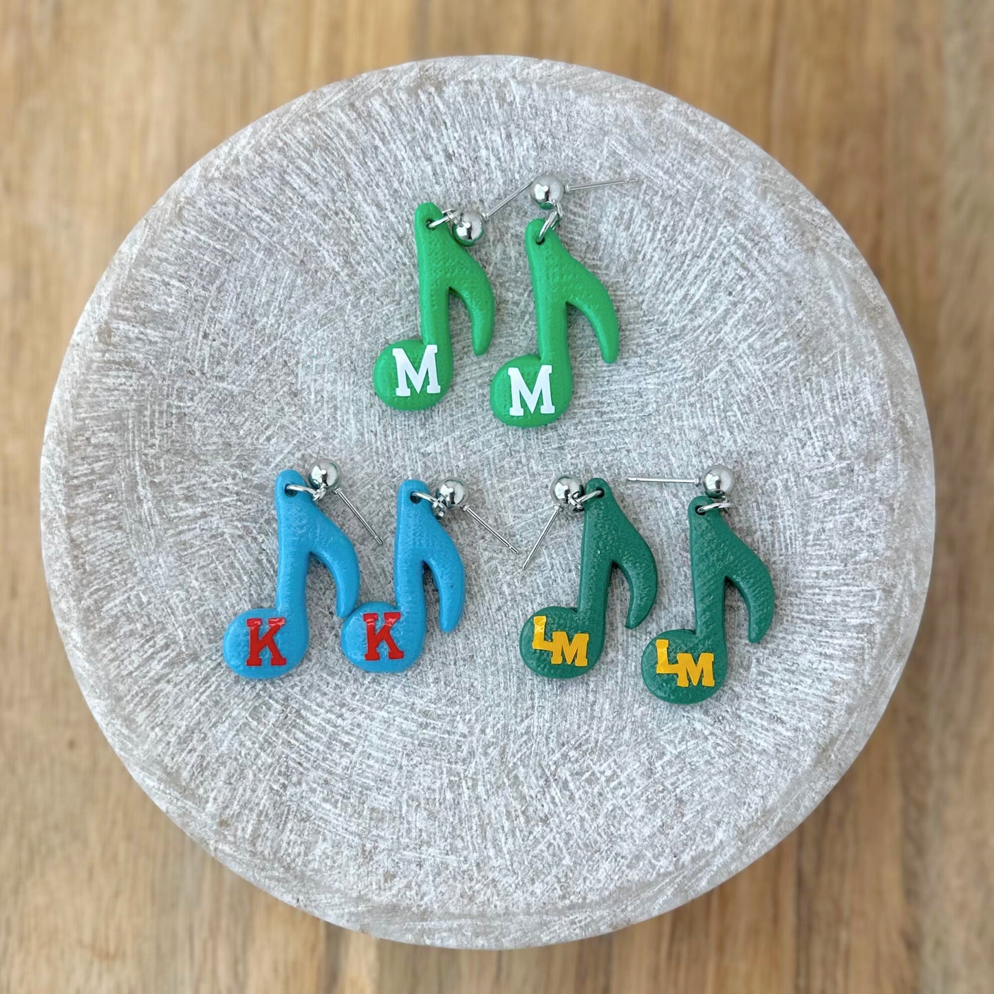 Kings Knights Music Earrings