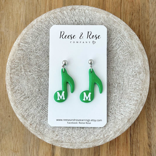 Mason Comets Music Earrings