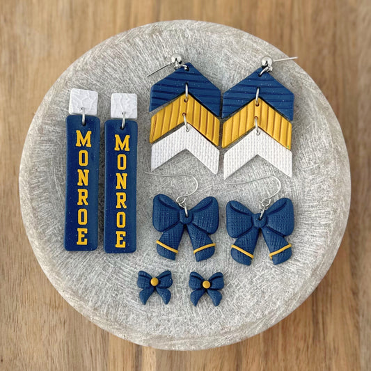 Monroe Hornets earrings