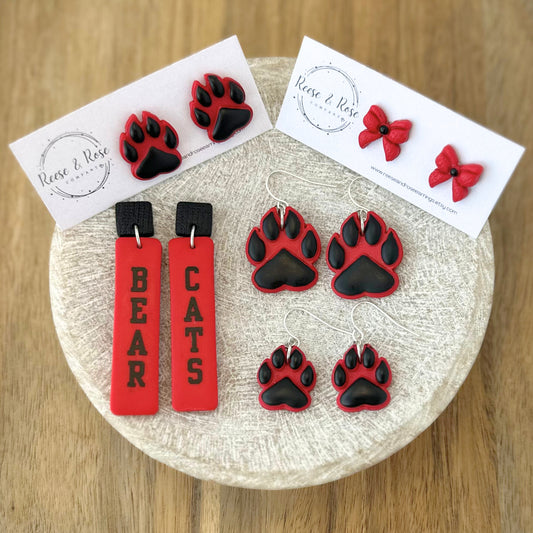 UC Bearcats earrings