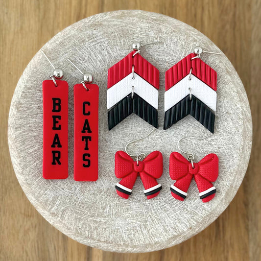 UC Bearcats earrings