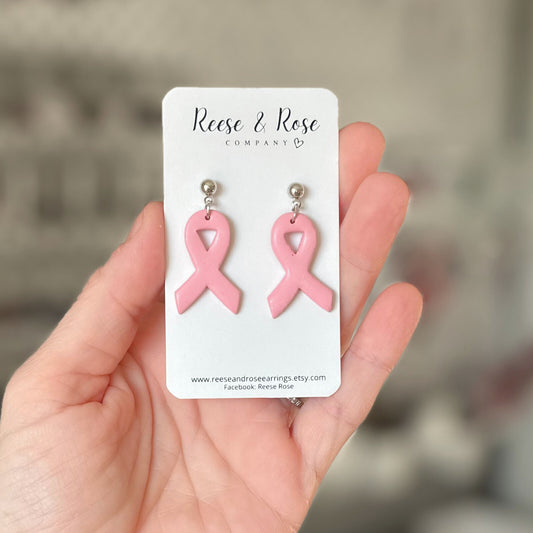 Breast Cancer Awareness Earrings