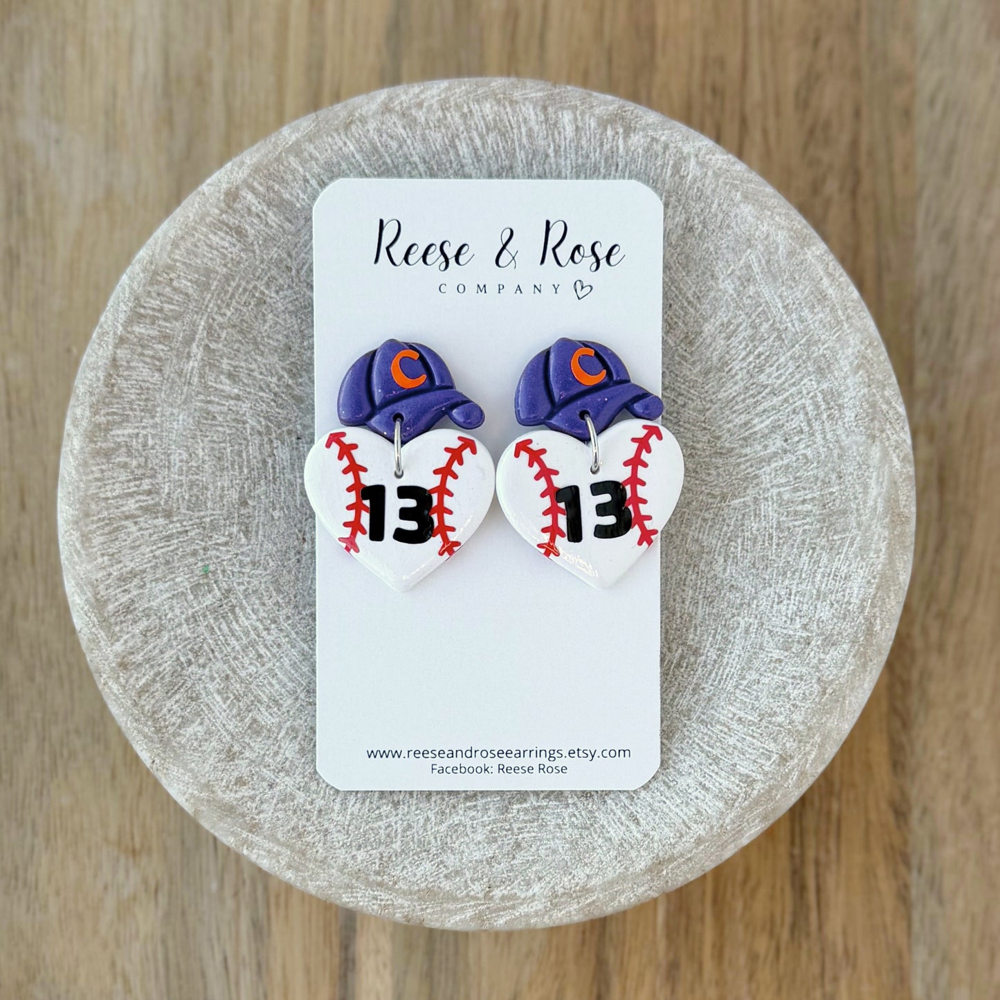 Ohio Crush Baseball Earrings
