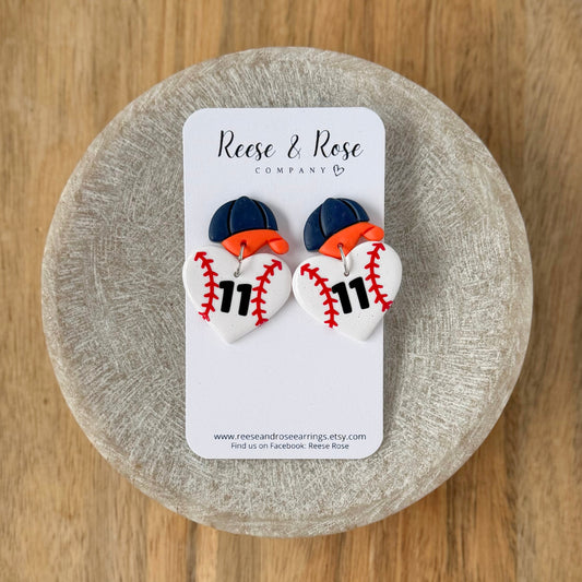 513 Baseball Earrings