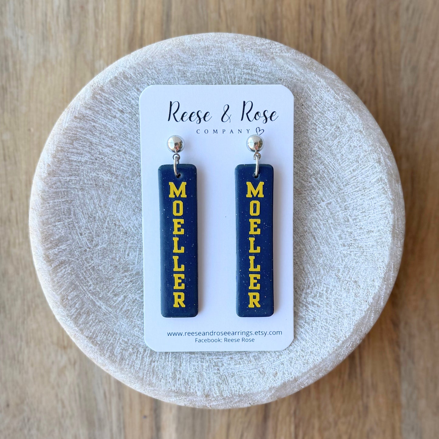 Moeller Crusaders earrings