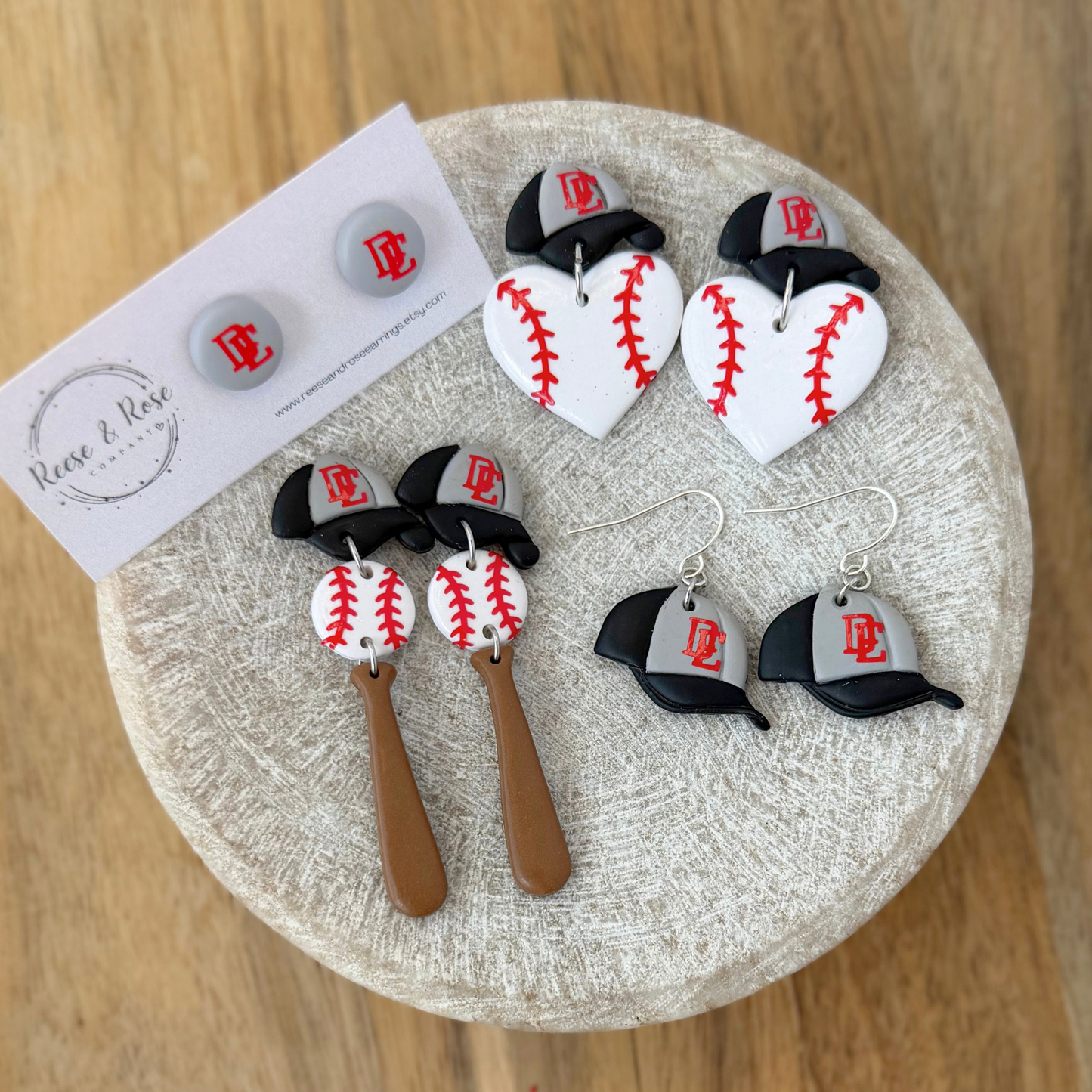Diamond Elite Baseball Earrings