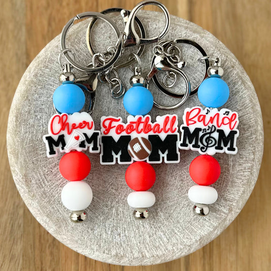 Kings Knights Sports Mom Keychain