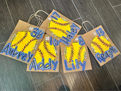 Painted Gift Bags