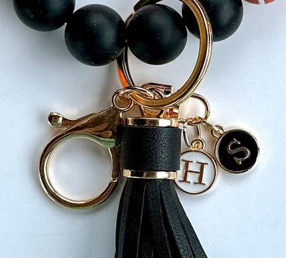 Personalized Tennis Wristlet Keychain