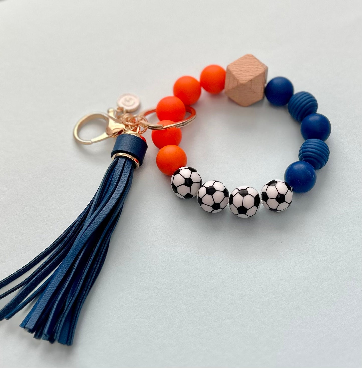 Personalized FC Cincinnati Soccer Wristlet Keychain