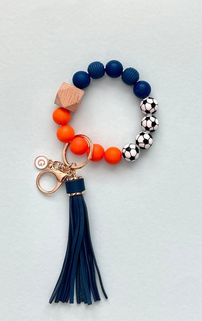Personalized FC Cincinnati Soccer Wristlet Keychain