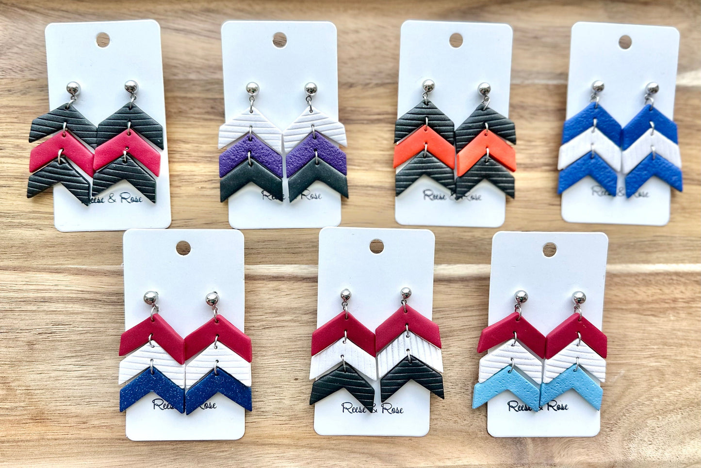 Polymer Clay Team/School Spirit Earrings