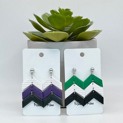 Polymer Clay Team/School Spirit Earrings
