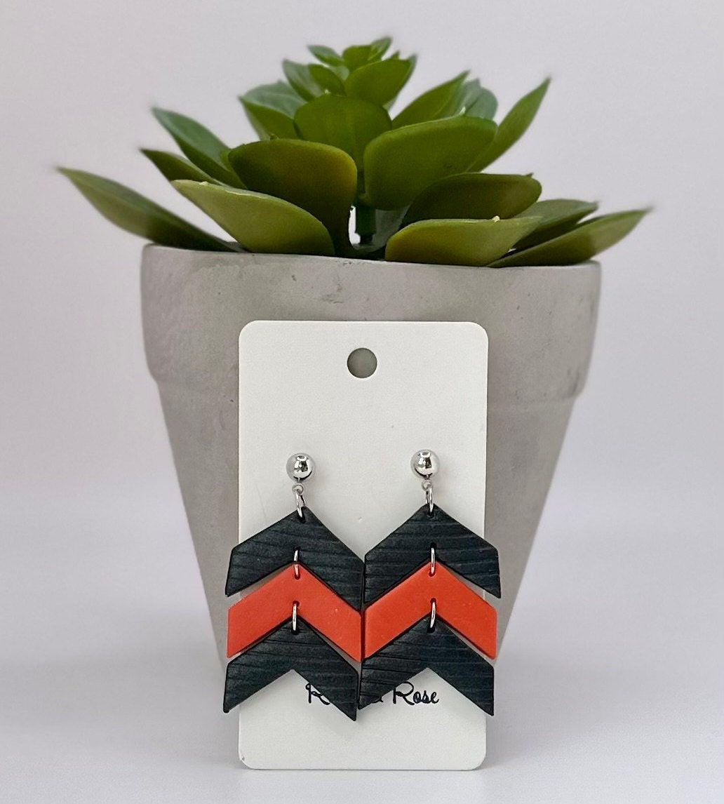 Polymer Clay Team/School Spirit Earrings