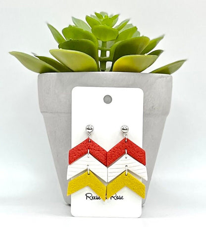Polymer Clay Team/School Spirit Earrings