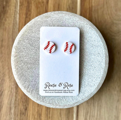 Baseball + Bat Earrings