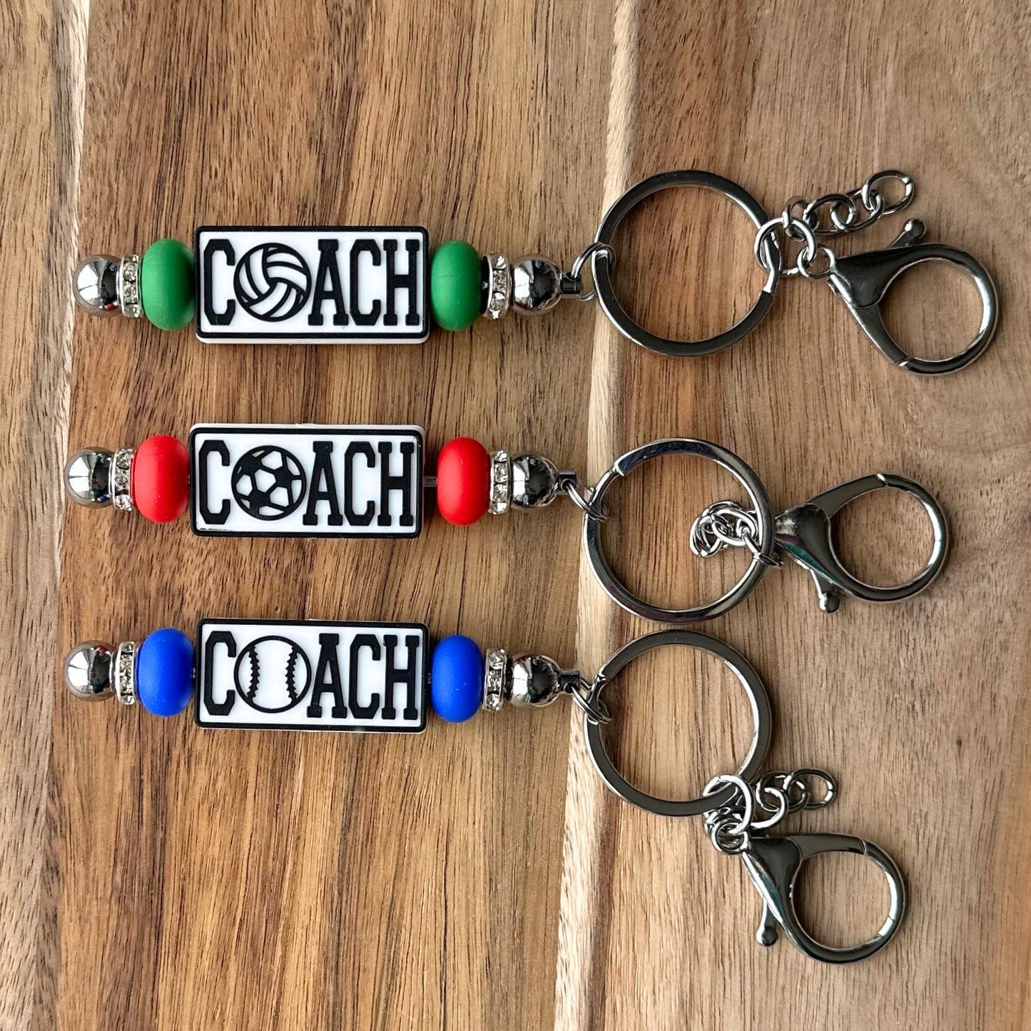 Coach Keychain / Baseball Coach / Soccer Coach / Softball Coach / Volleyball Coach / Basketball Coach / Coaches Gift