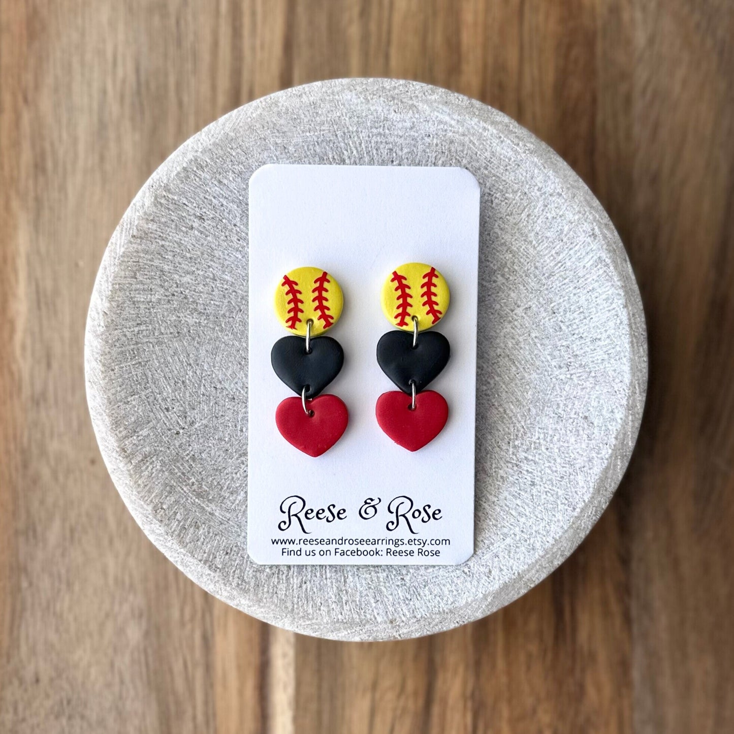 Custom Softball Earrings