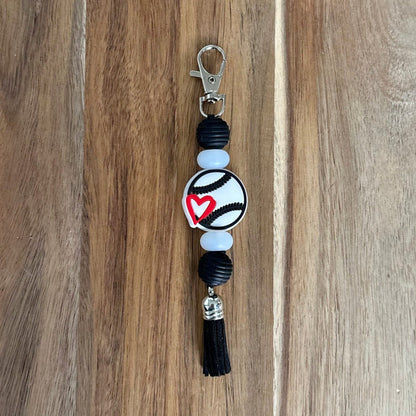 Sports Keychain / Baseball / Softball / Volleyball / Football / Player / Coach / Fan / End of the Season Gift