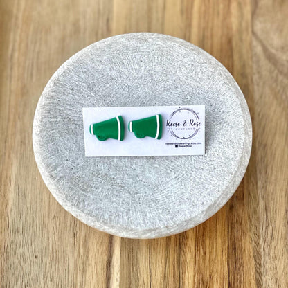 Custom Cheerleading Stud Earrings
