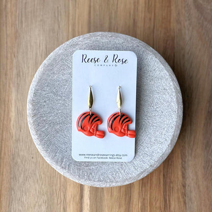 Cincinnati Bengals Helmet Earrings