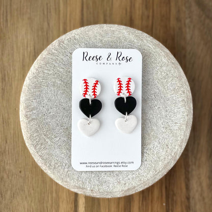 Custom Baseball Earrings / Custom Softball Earrings