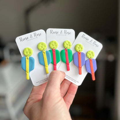 Pickle Ball Earrings